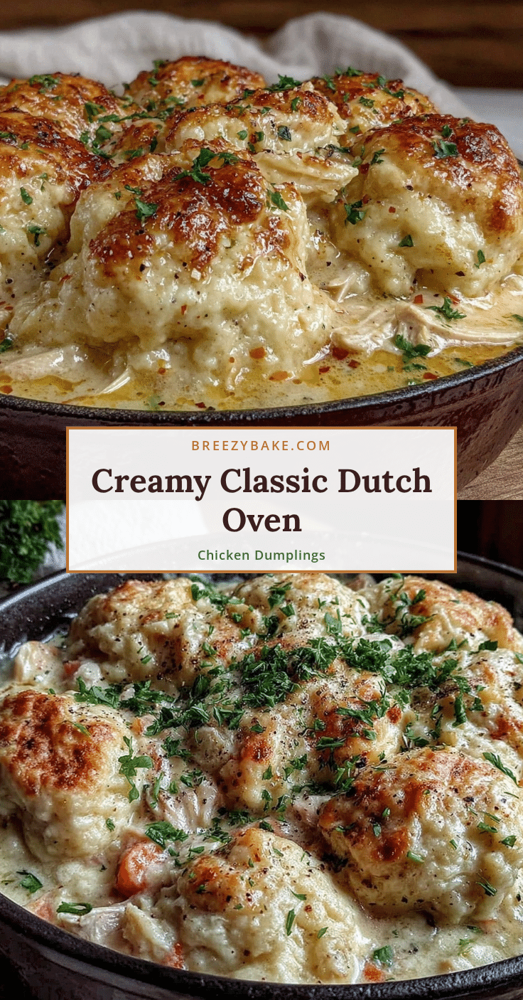 Dutch Oven Chicken and Dumplings recipe