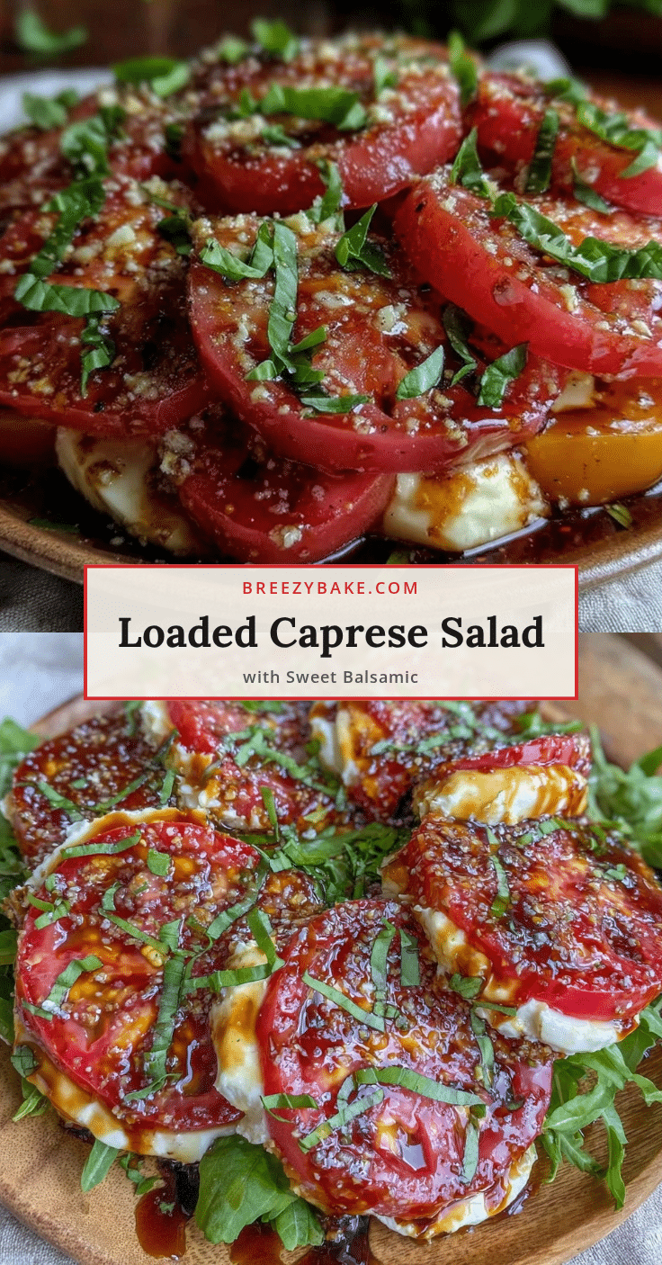 Fresh Loaded Caprese Salad recipe