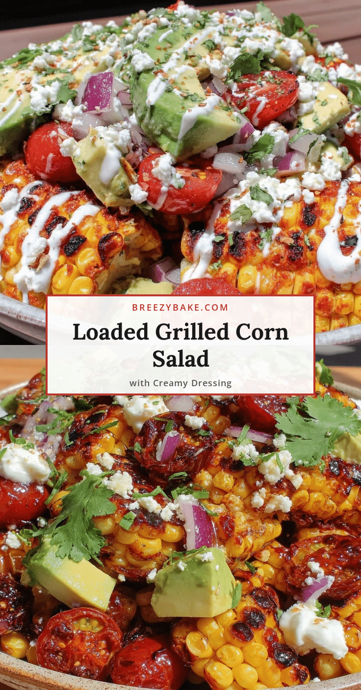 fresh loaded grilled corn salad recipe