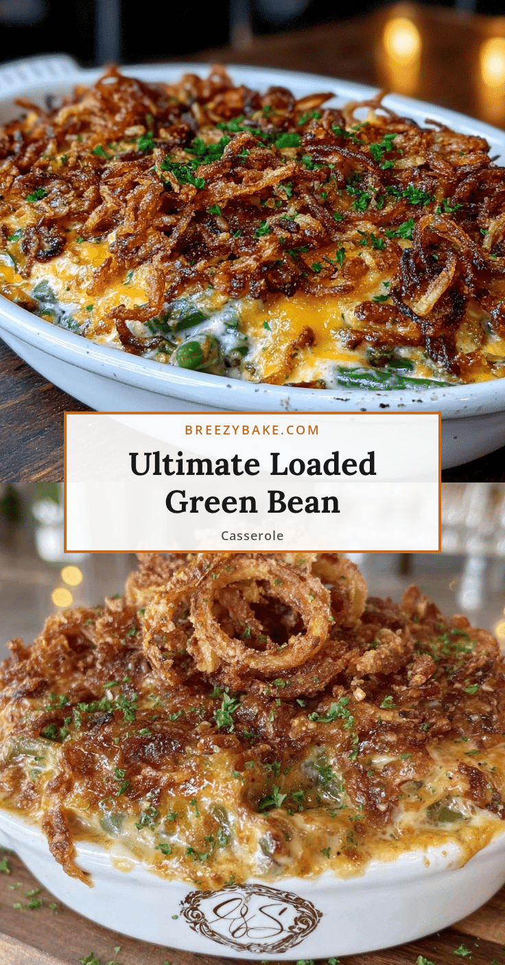 loaded green bean casserole recipe