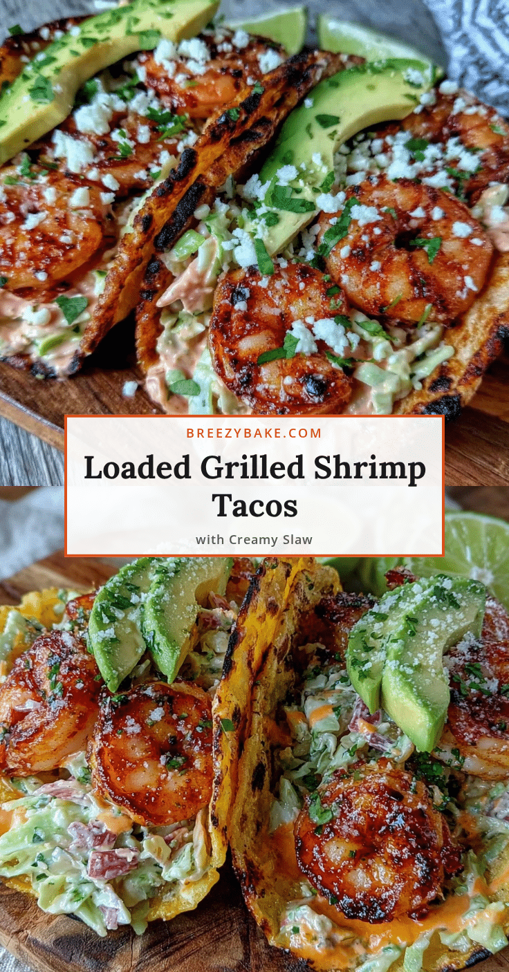 loaded grilled shrimp tacos recipe