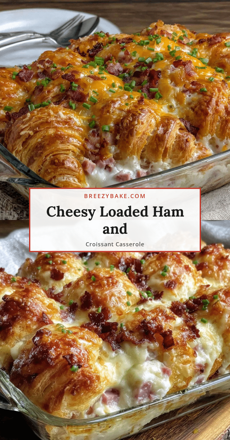 loaded ham and cheese casserole recipe