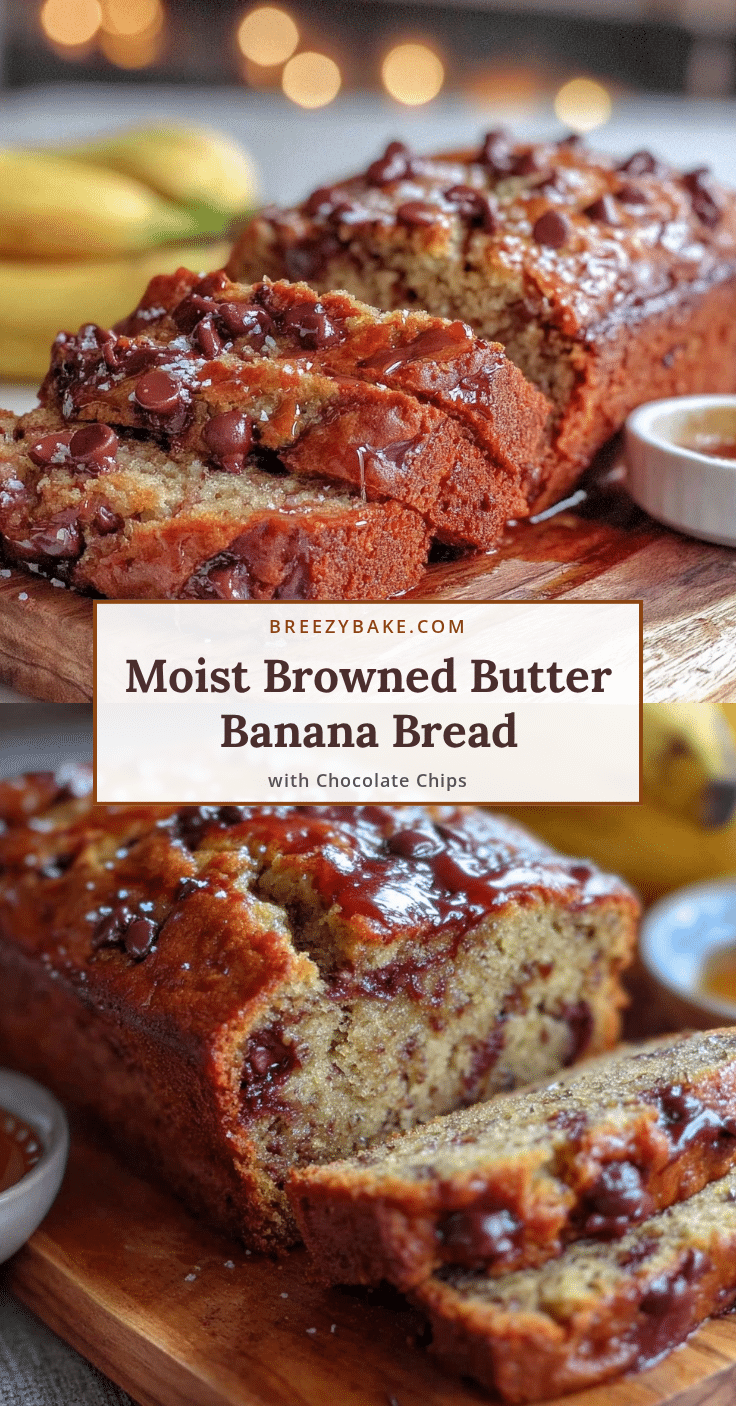 moist browned butter banana bread recipe