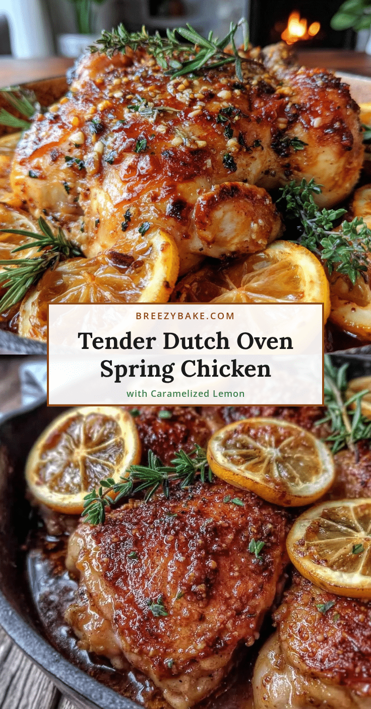 Tender Dutch Oven Spring Chicken recipe