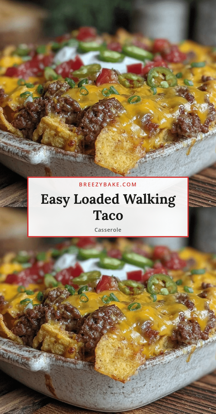 walking taco casserole recipe