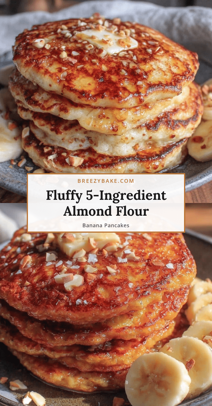 almond flour banana pancakes recipe