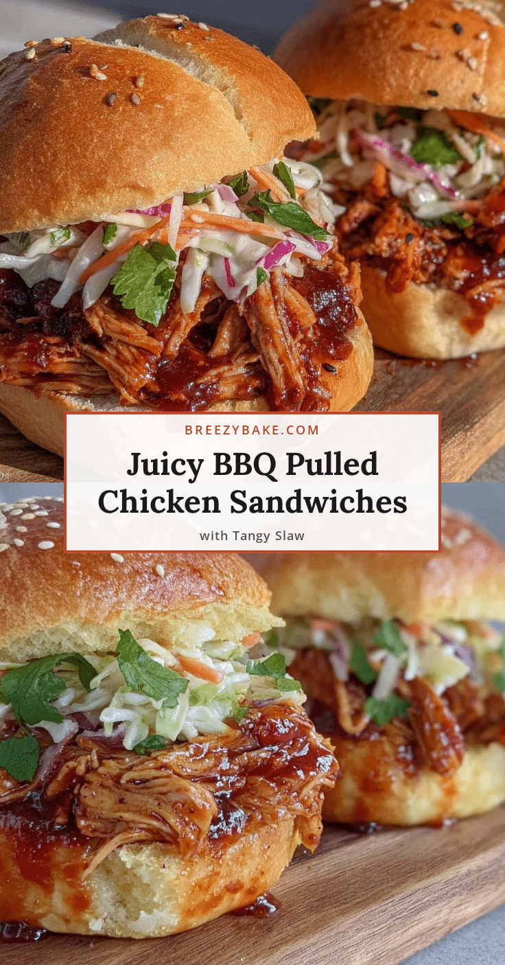 bbq pulled chicken sandwiches recipe
