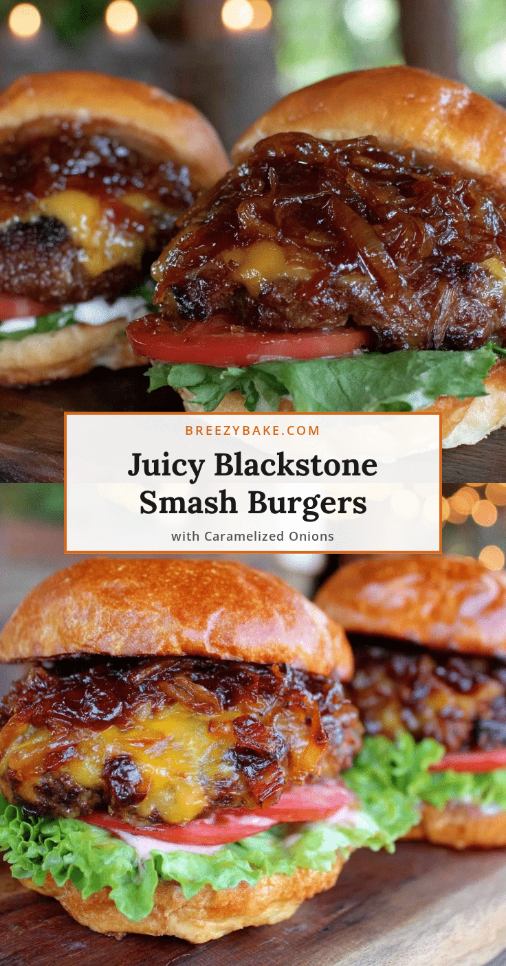 blackstone smash burgers recipe