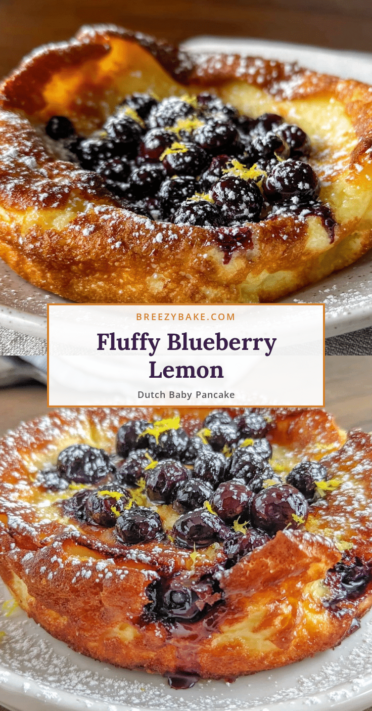 blueberry lemon dutch baby pancake recipe