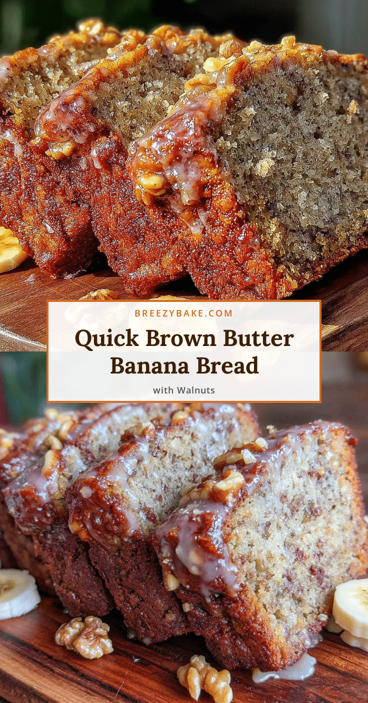 brown butter banana bread recipe