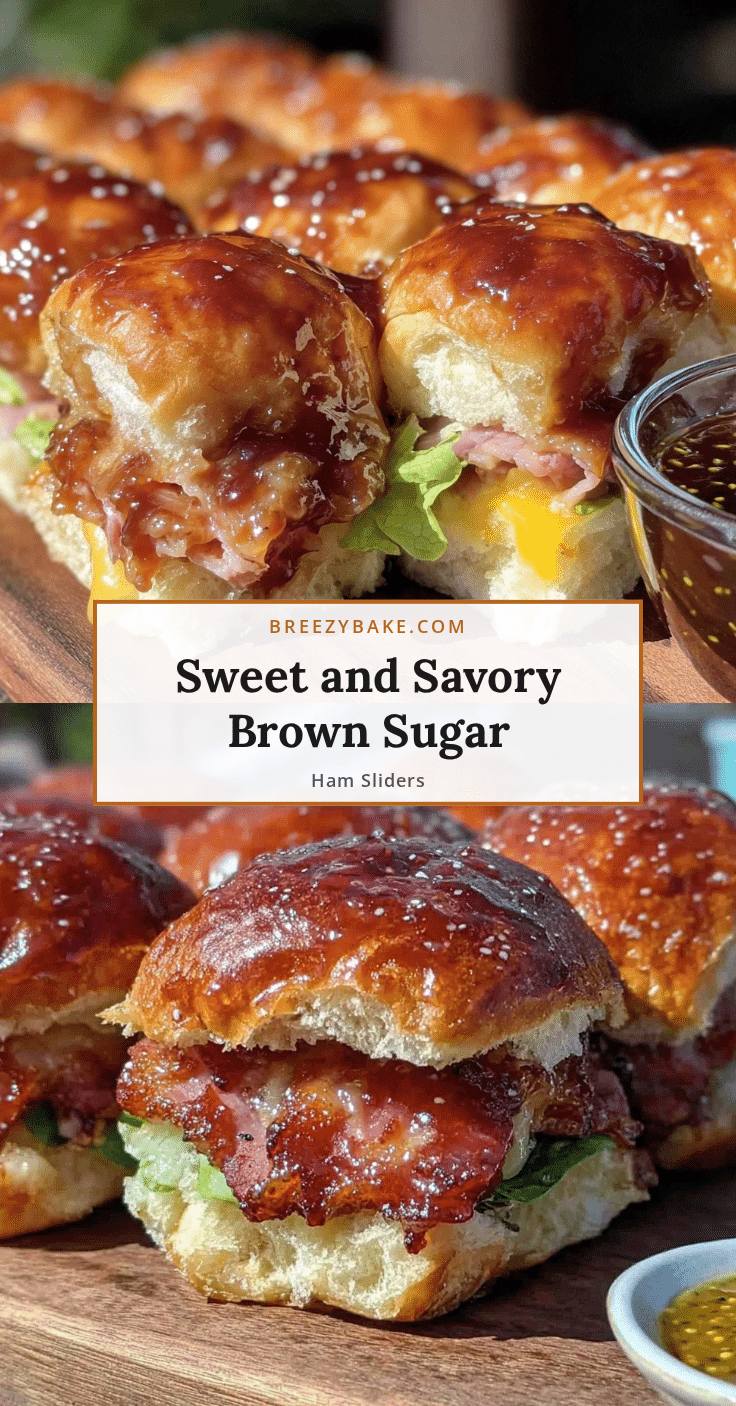 brown sugar glazed ham sliders recipe
