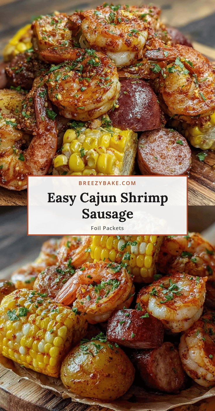 Cajun shrimp and sausage foil packets recipe