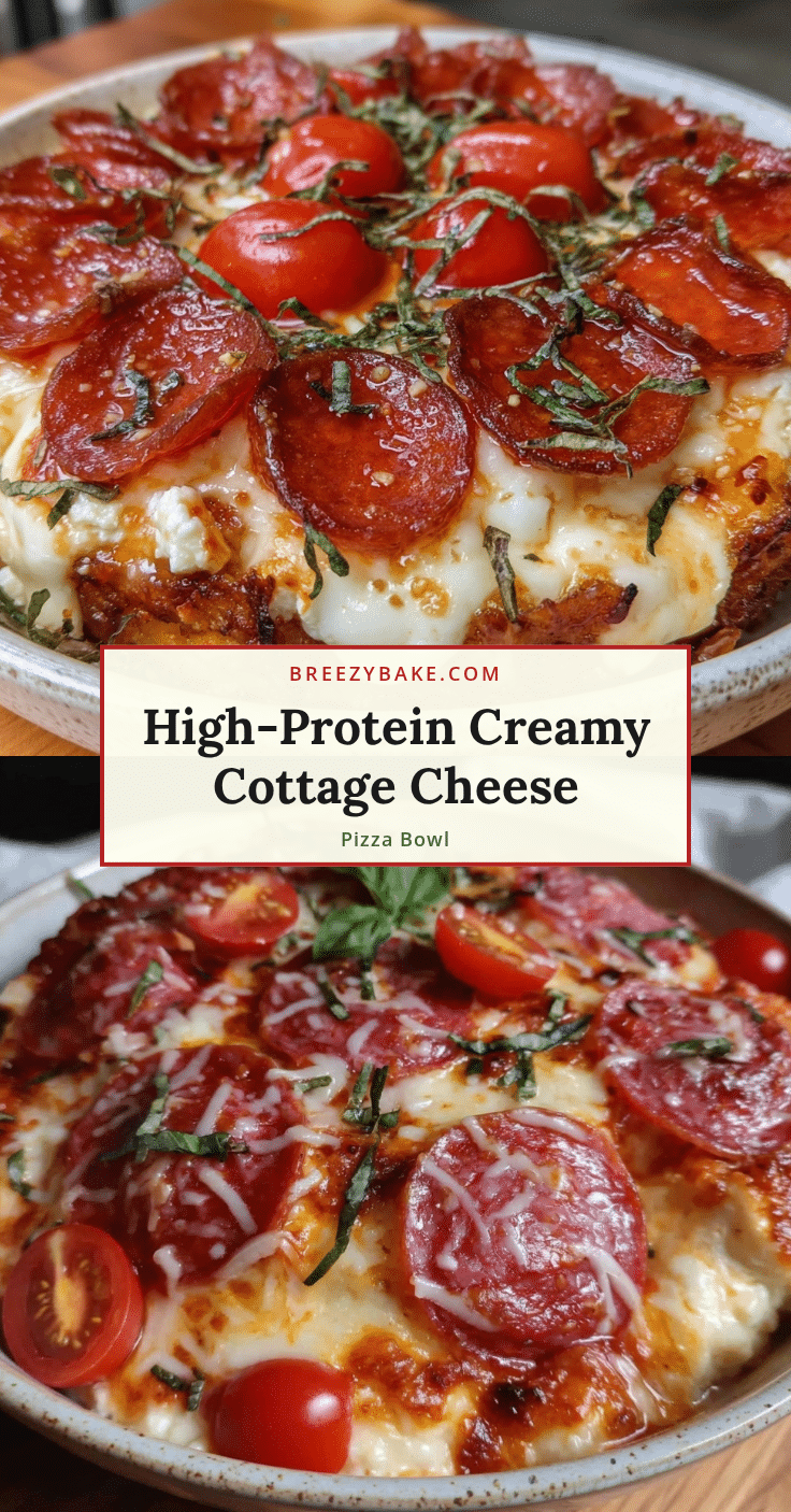 cottage cheese pizza bowl recipe