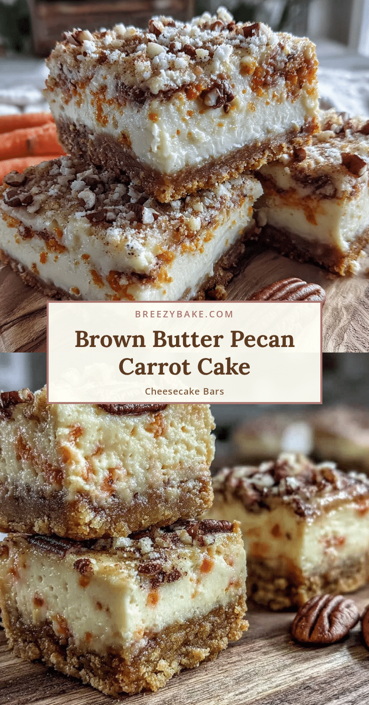 creamy carrot cake cheesecake bars recipe