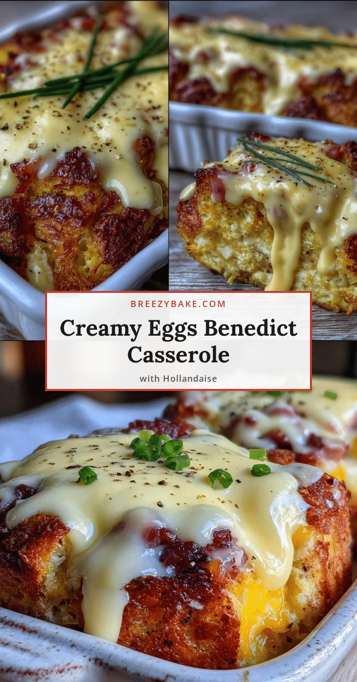creamy eggs benedict casserole recipe