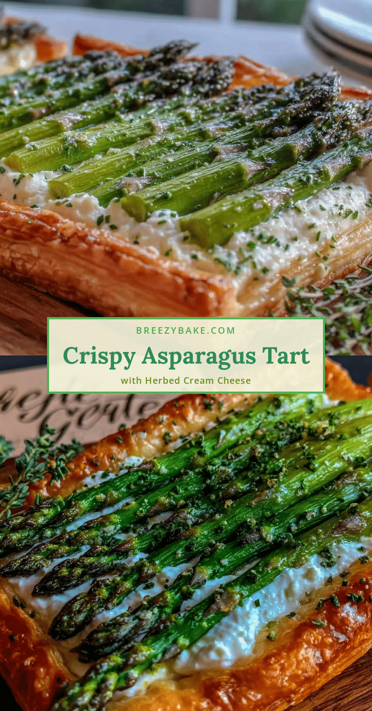 crispy asparagus tart recipe