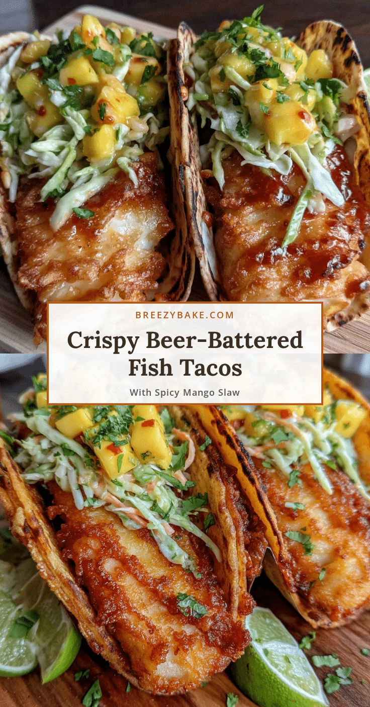 crispy beer-battered fish tacos recipe