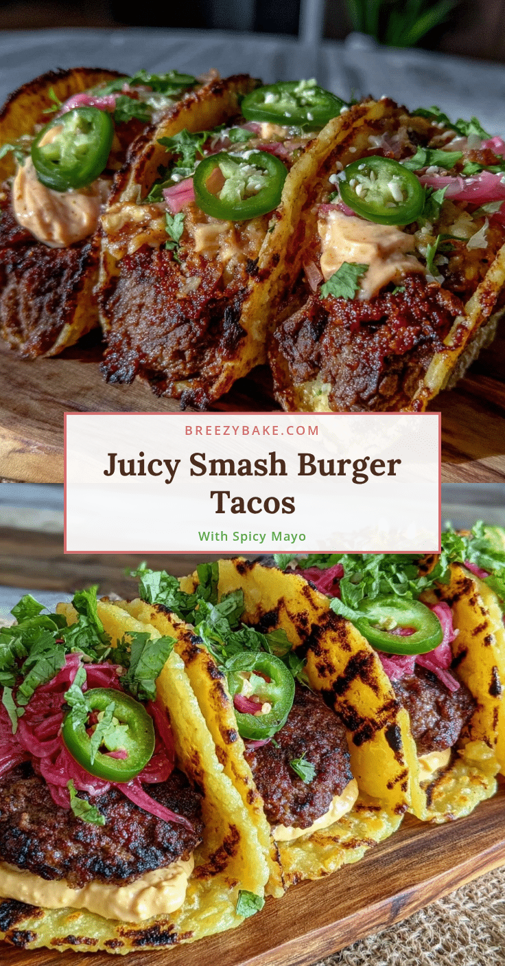 crispy smash burger tacos recipe