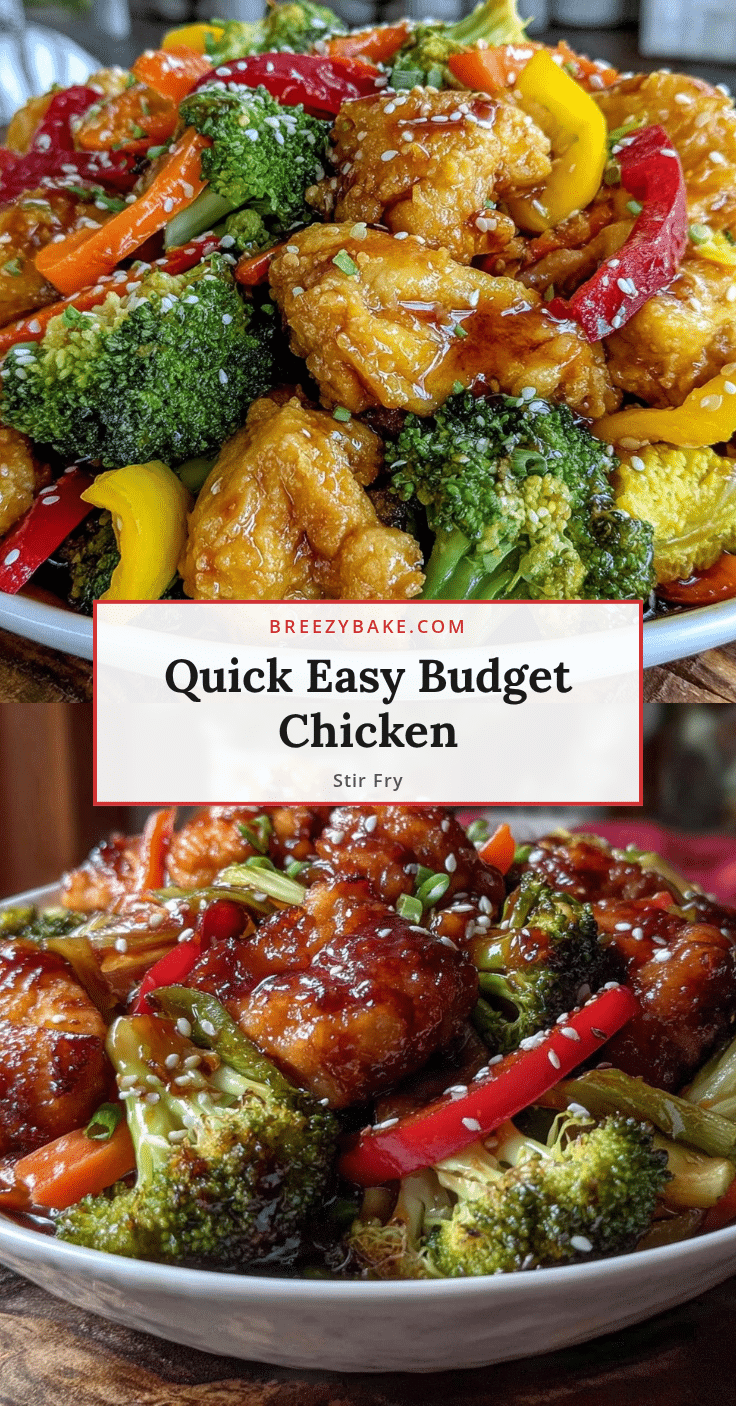 easy budget-friendly chicken and vegetable stir fry recipe