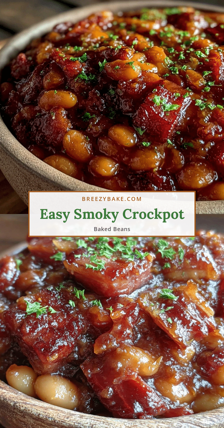 Easy Crockpot Baked Beans recipe