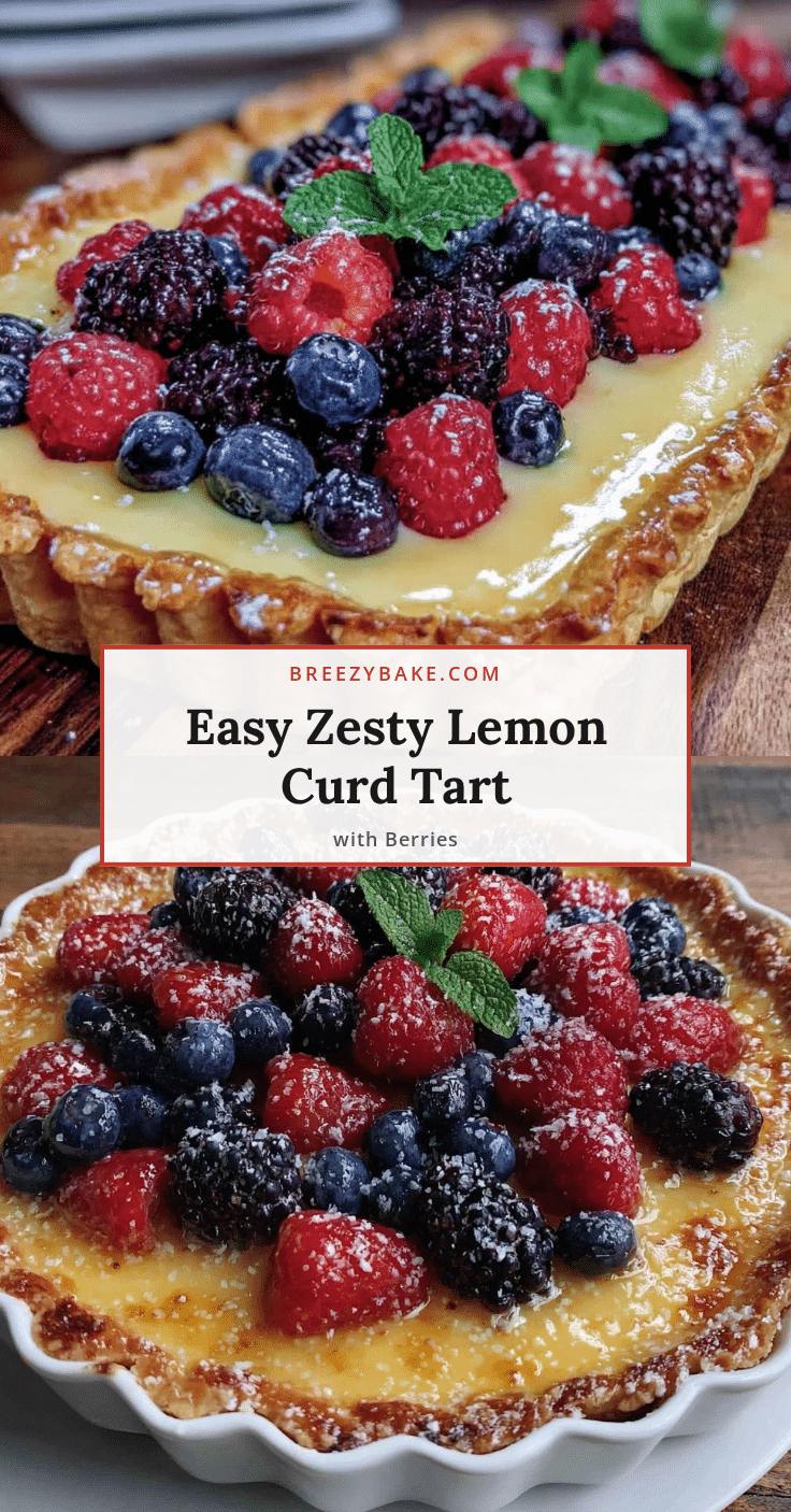 easy lemon curd tart recipe