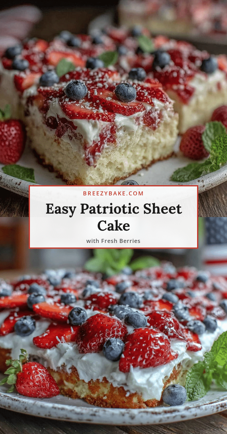 easy patriotic sheet cake recipe