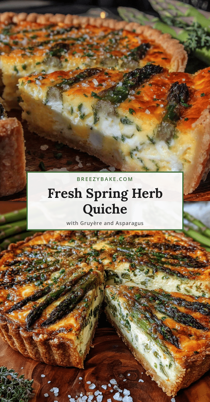 fresh spring herb quiche recipe