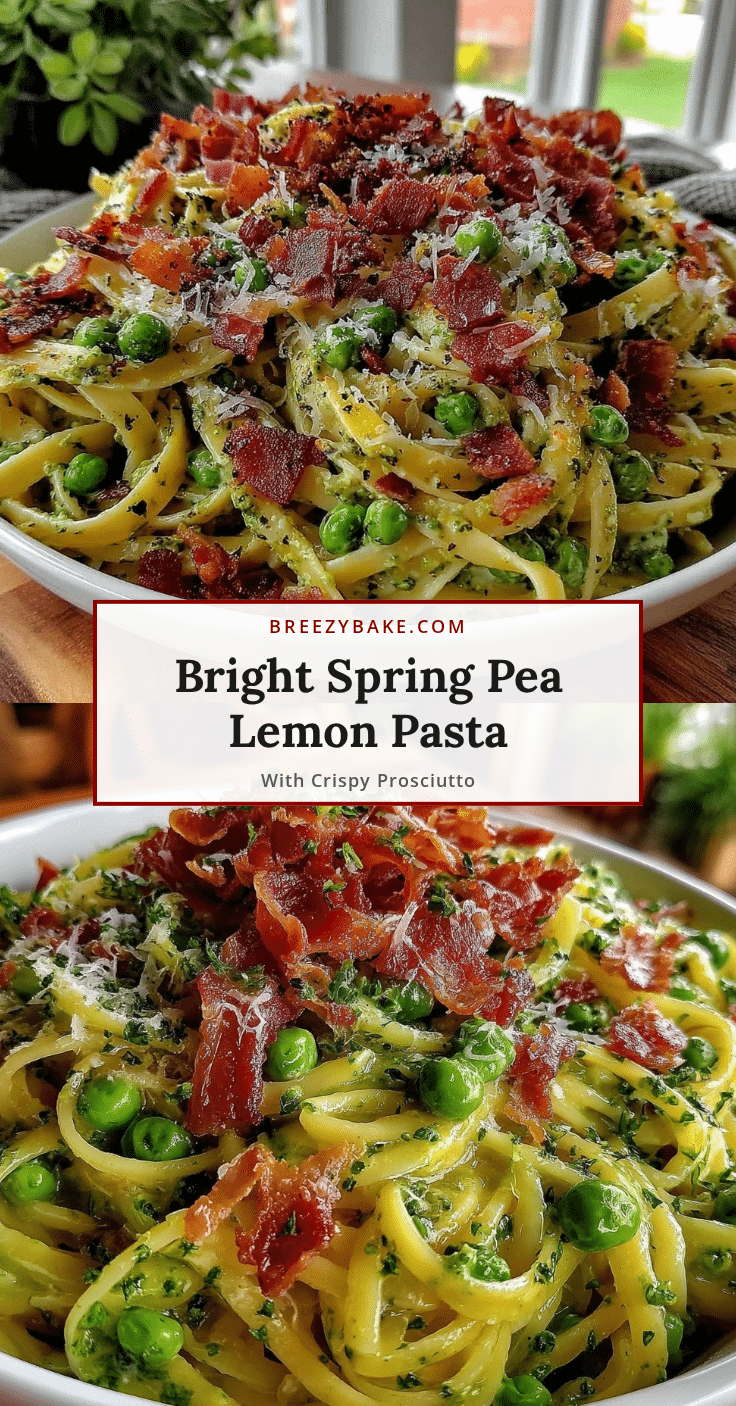 fresh spring pea and lemon pasta recipe