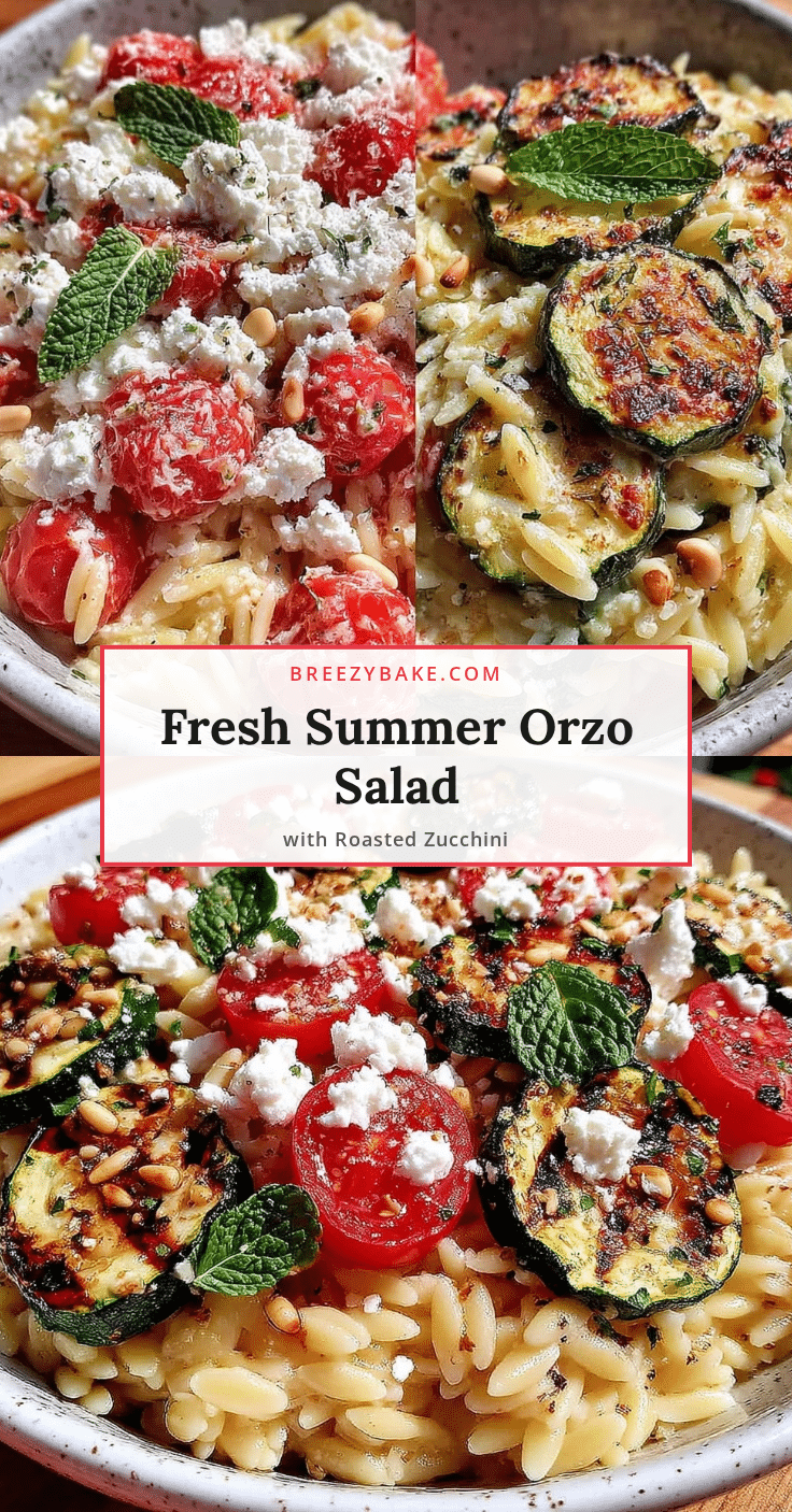 fresh summer orzo pasta salad recipe