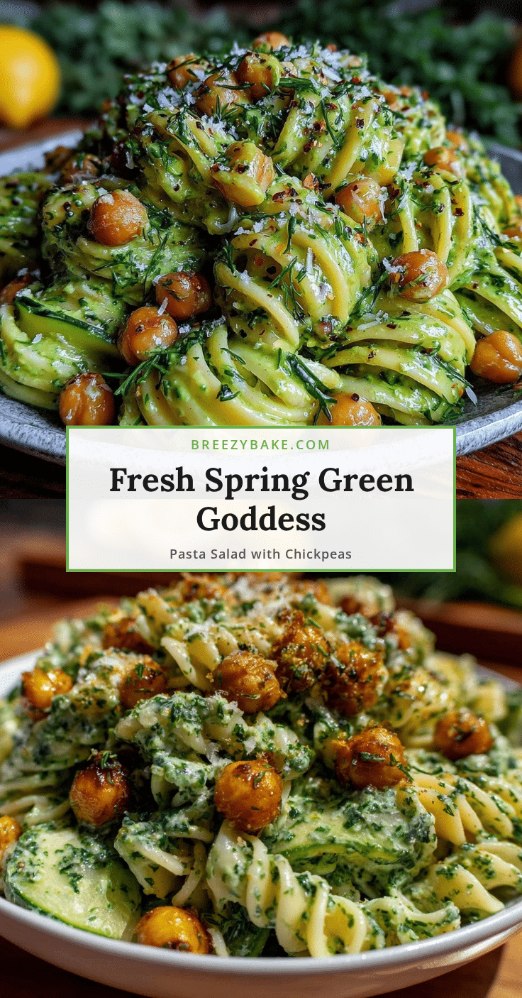 green goddess pasta salad recipe