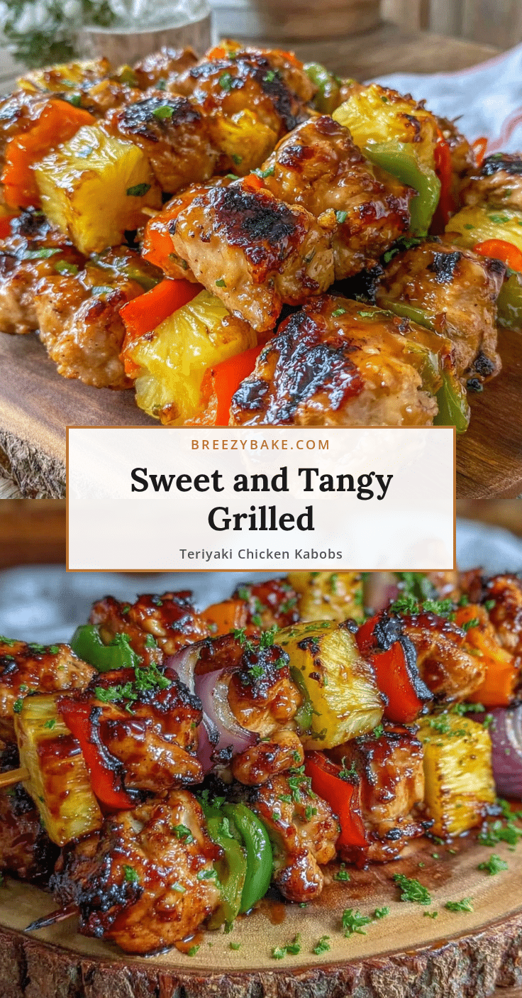 grilled pineapple teriyaki chicken kabobs recipe