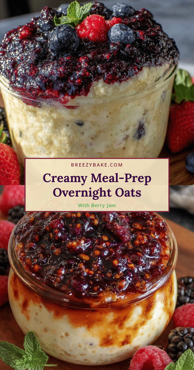 healthy meal-prep overnight oats recipe