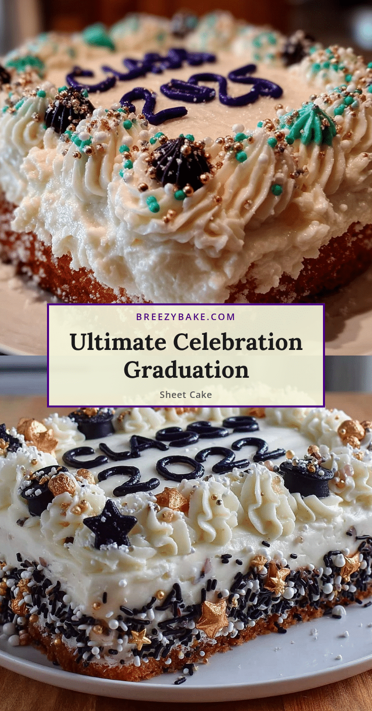 high school graduation sheet cake recipe