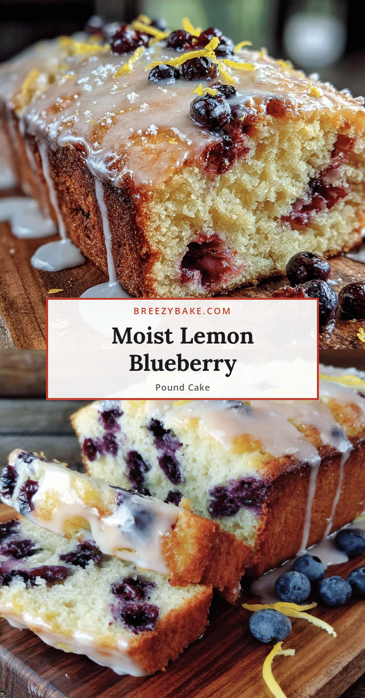 lemon blueberry pound cake recipe