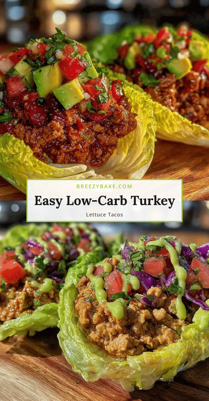 low carb turkey lettuce wrap tacos recipe
