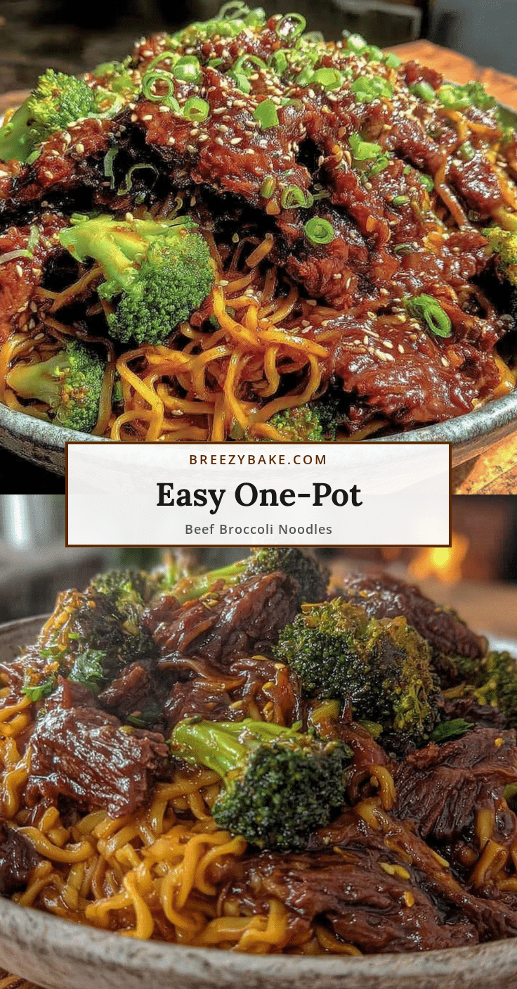 one-pot beef and broccoli noodles recipe
