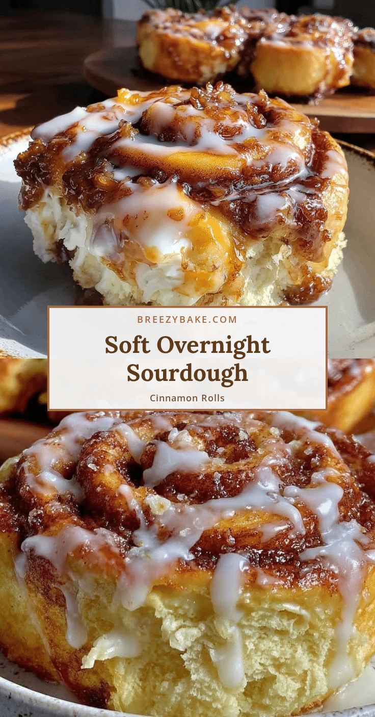 overnight sourdough discard cinnamon rolls recipe
