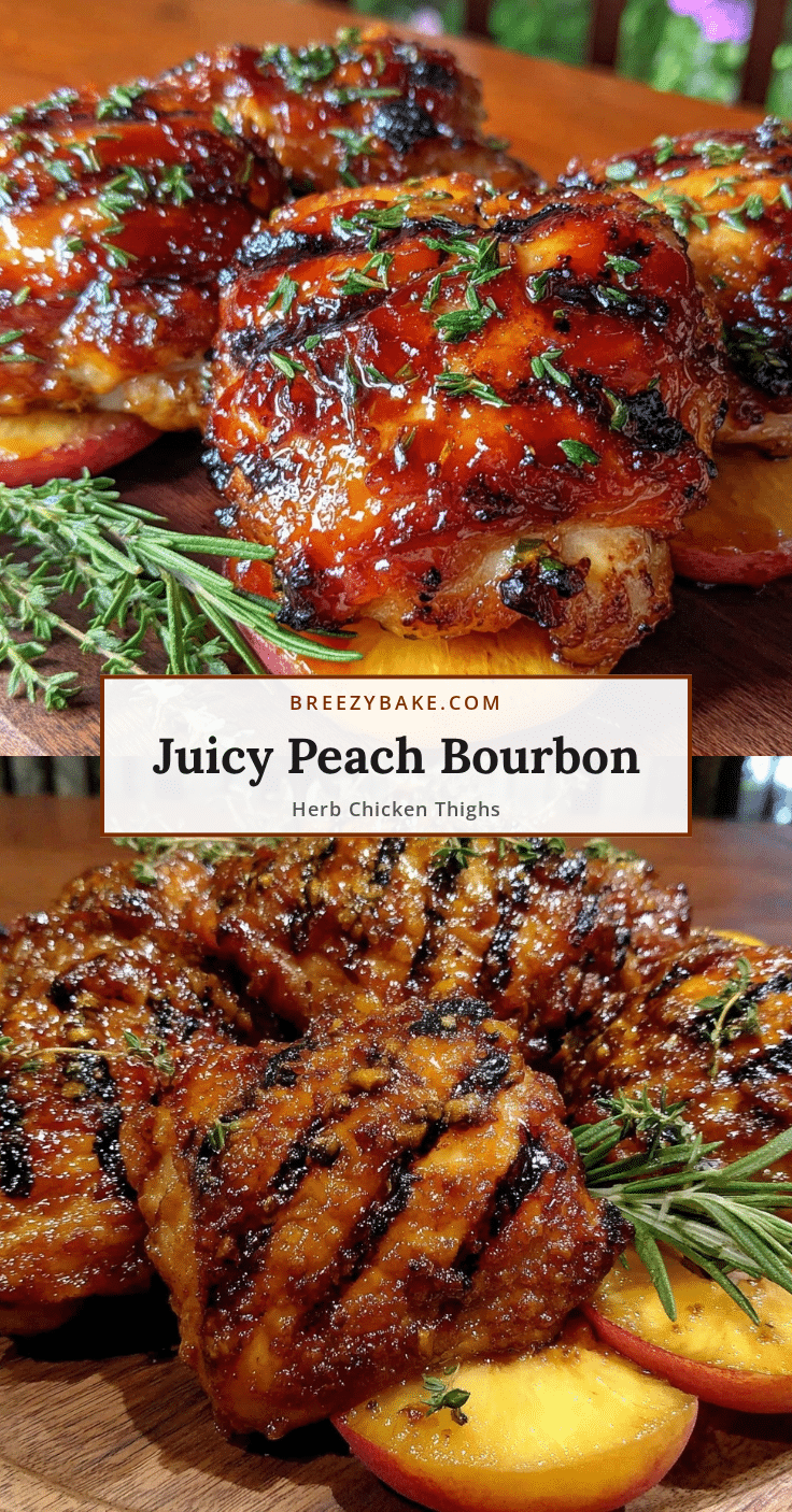 peach bourbon chicken thighs recipe