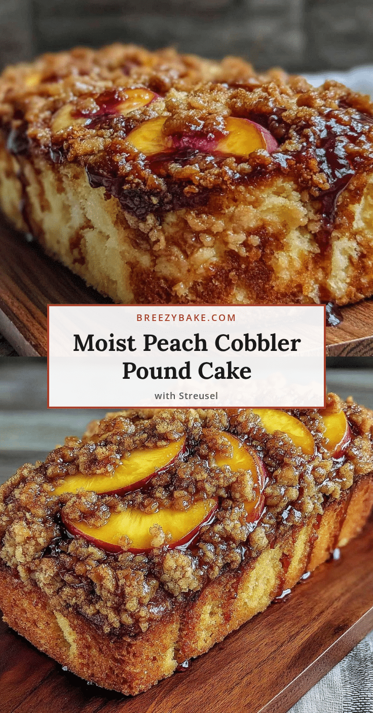 peach cobbler pound cake recipe