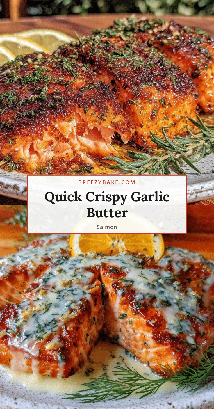 quick crispy garlic butter salmon recipe