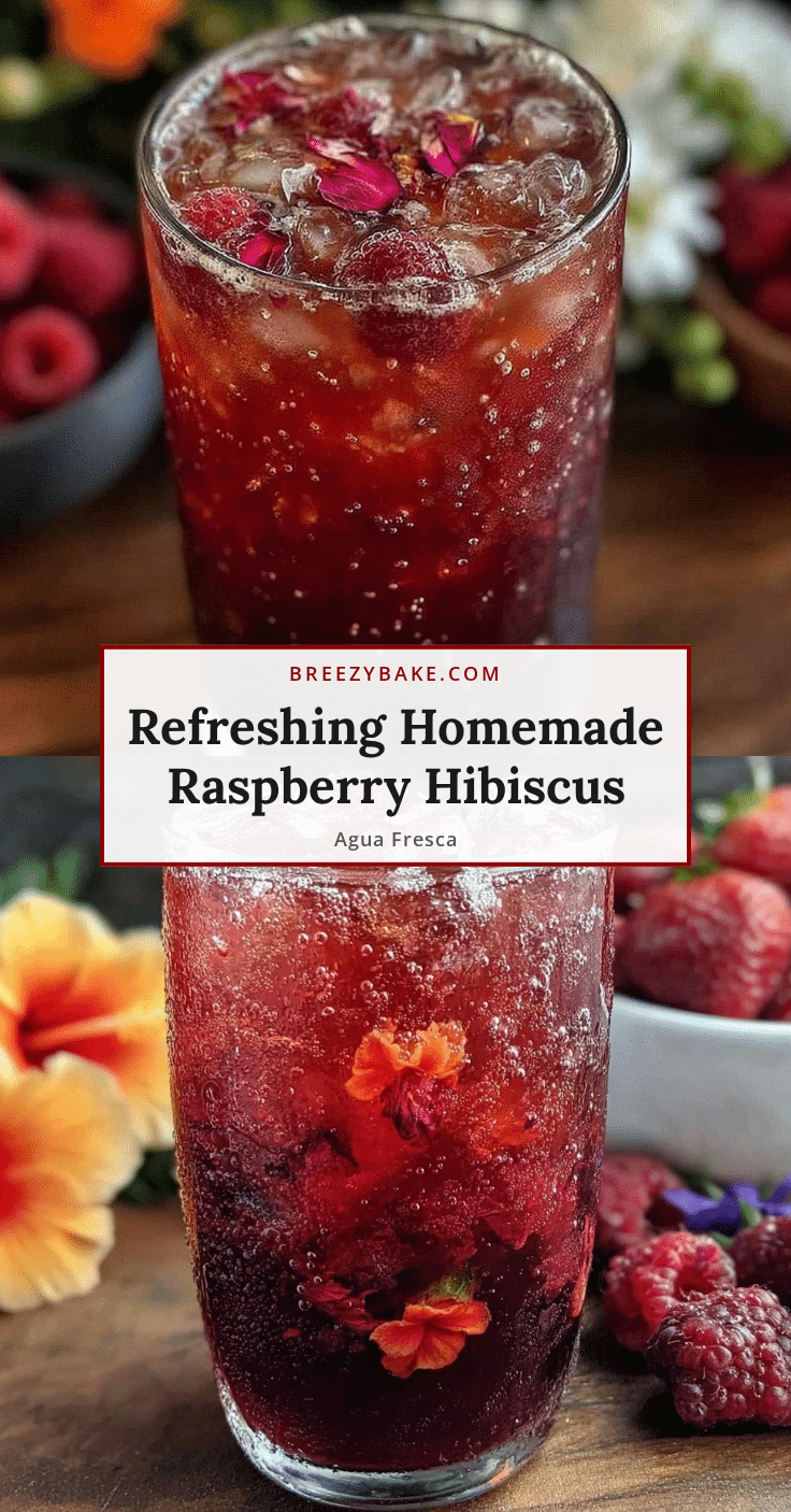 raspberry hibiscus agua fresca recipe