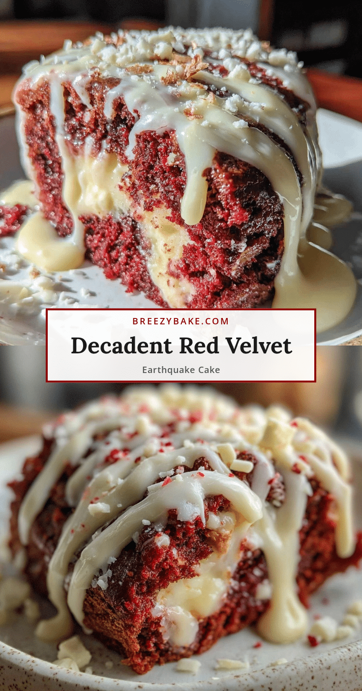 red velvet earthquake cake recipe