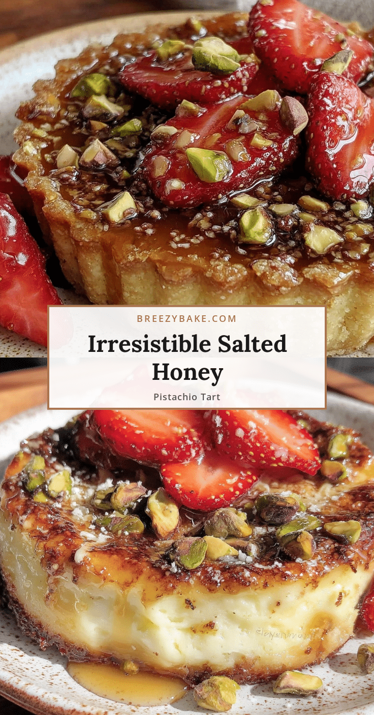 Salted Honey Pistachio Tart recipe