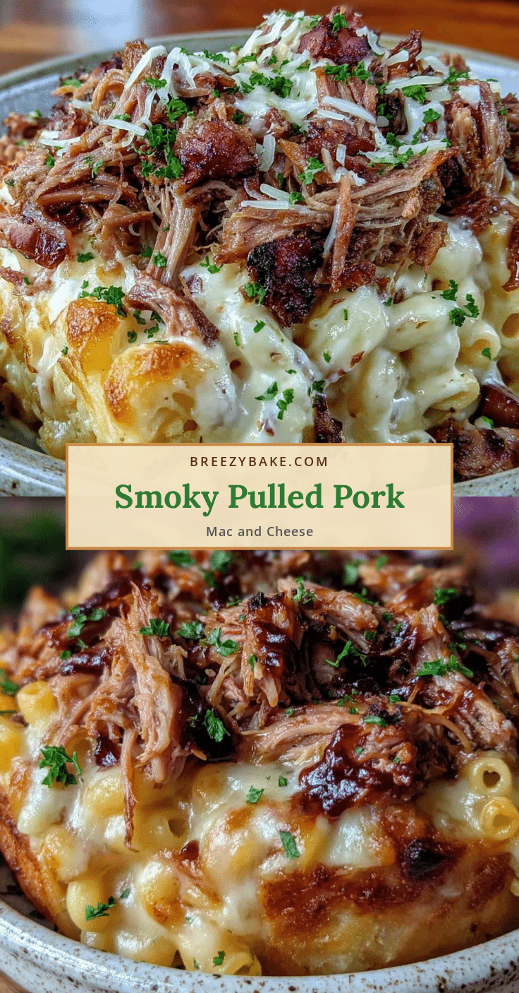 smoked mac and cheese with pulled pork recipe
