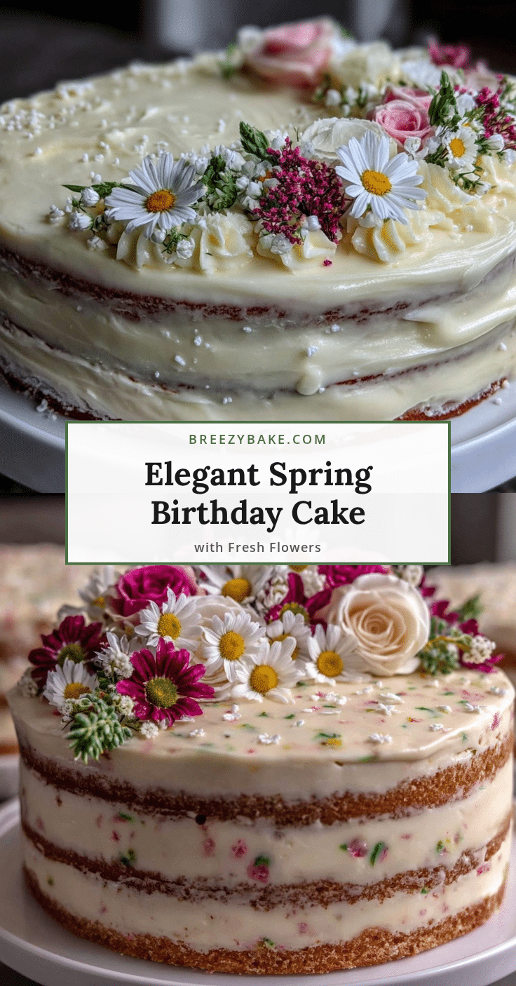 spring birthday cake recipe recipe