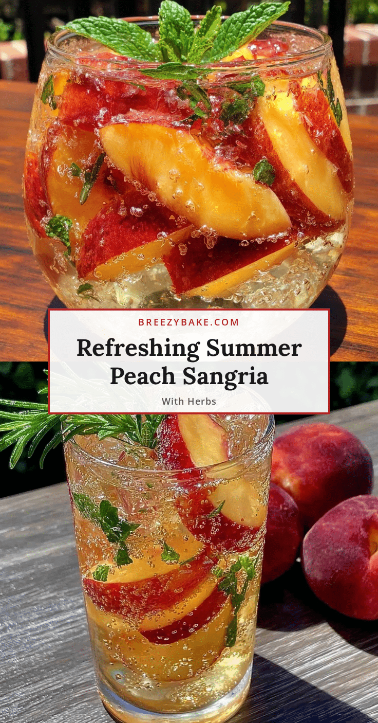 summer peach sangria recipe