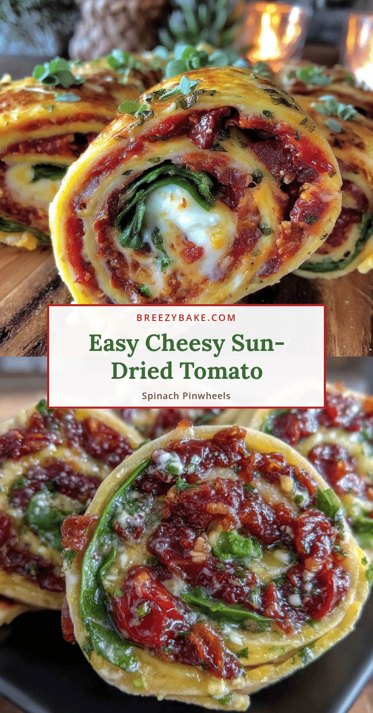 sun-dried tomato and spinach pinwheel sandwich roll-ups recipe