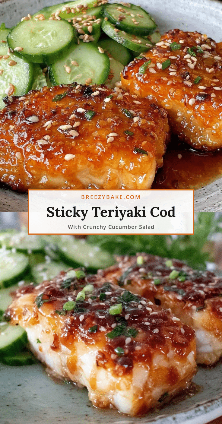 teriyaki-glazed cod fillets recipe