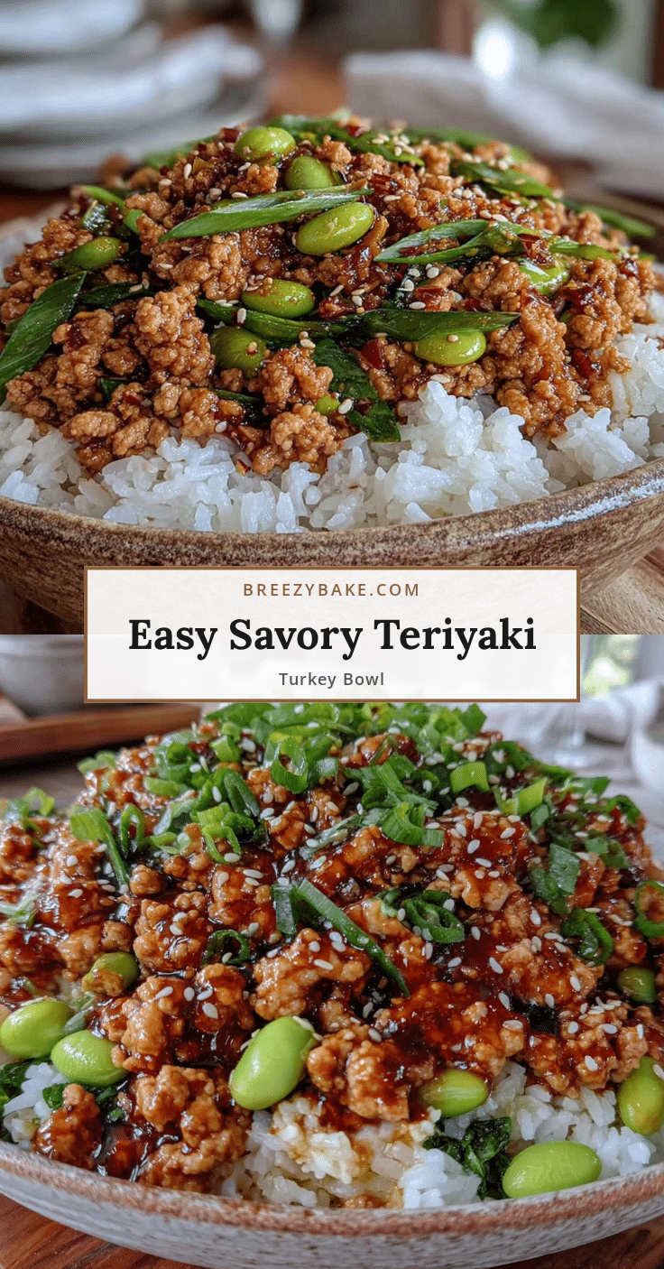 teriyaki ground turkey rice bowl recipe
