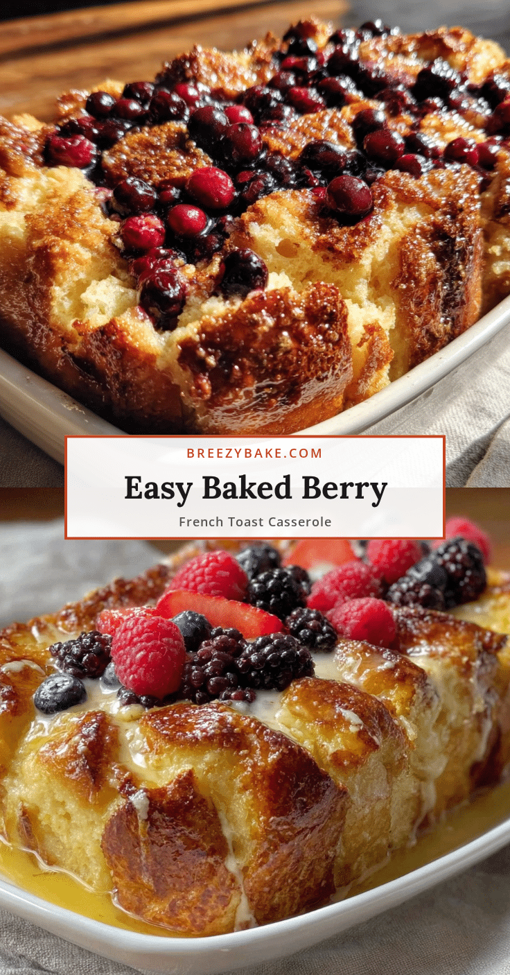 baked berry french toast casserole recipe